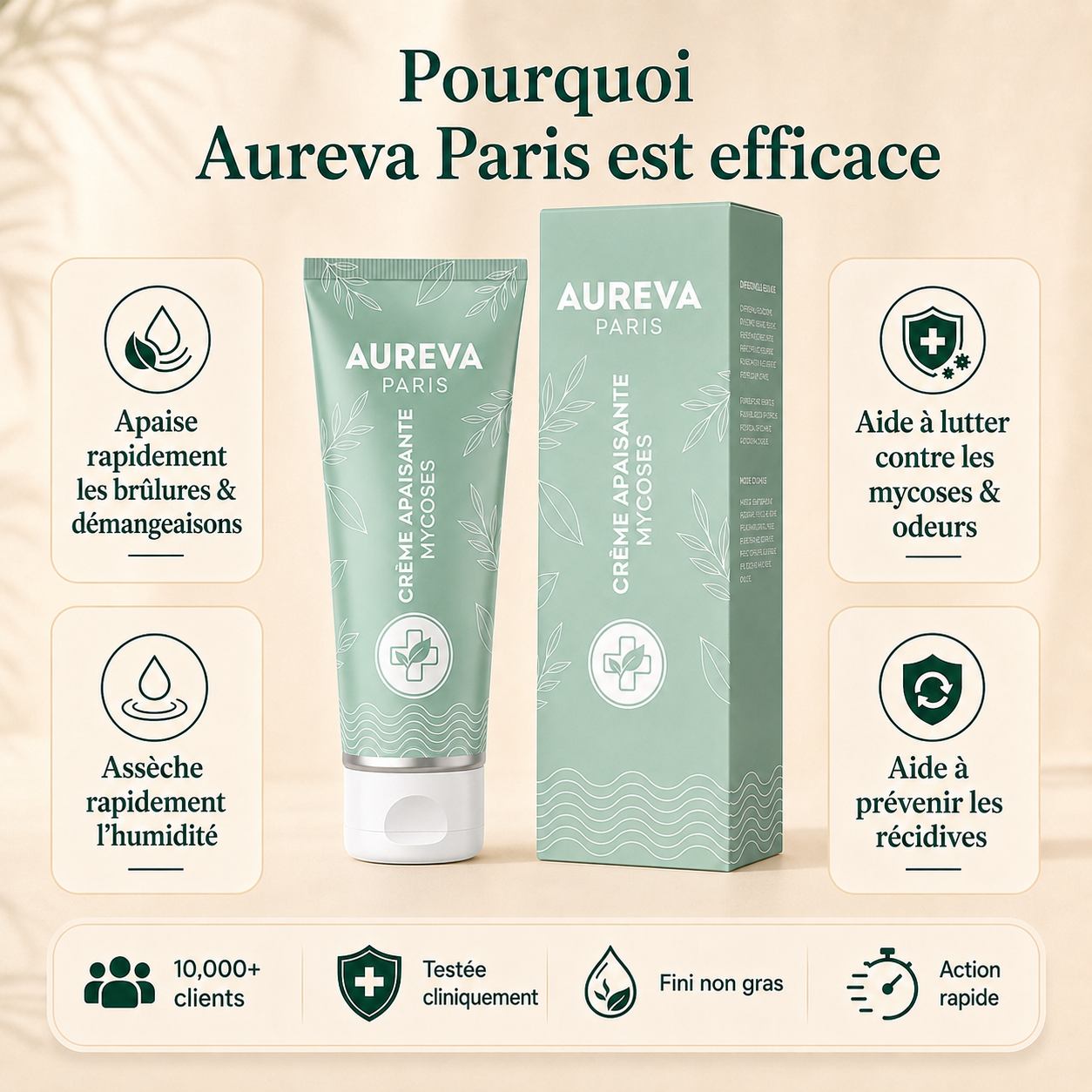 Crème Intertrigo Aureva Paris