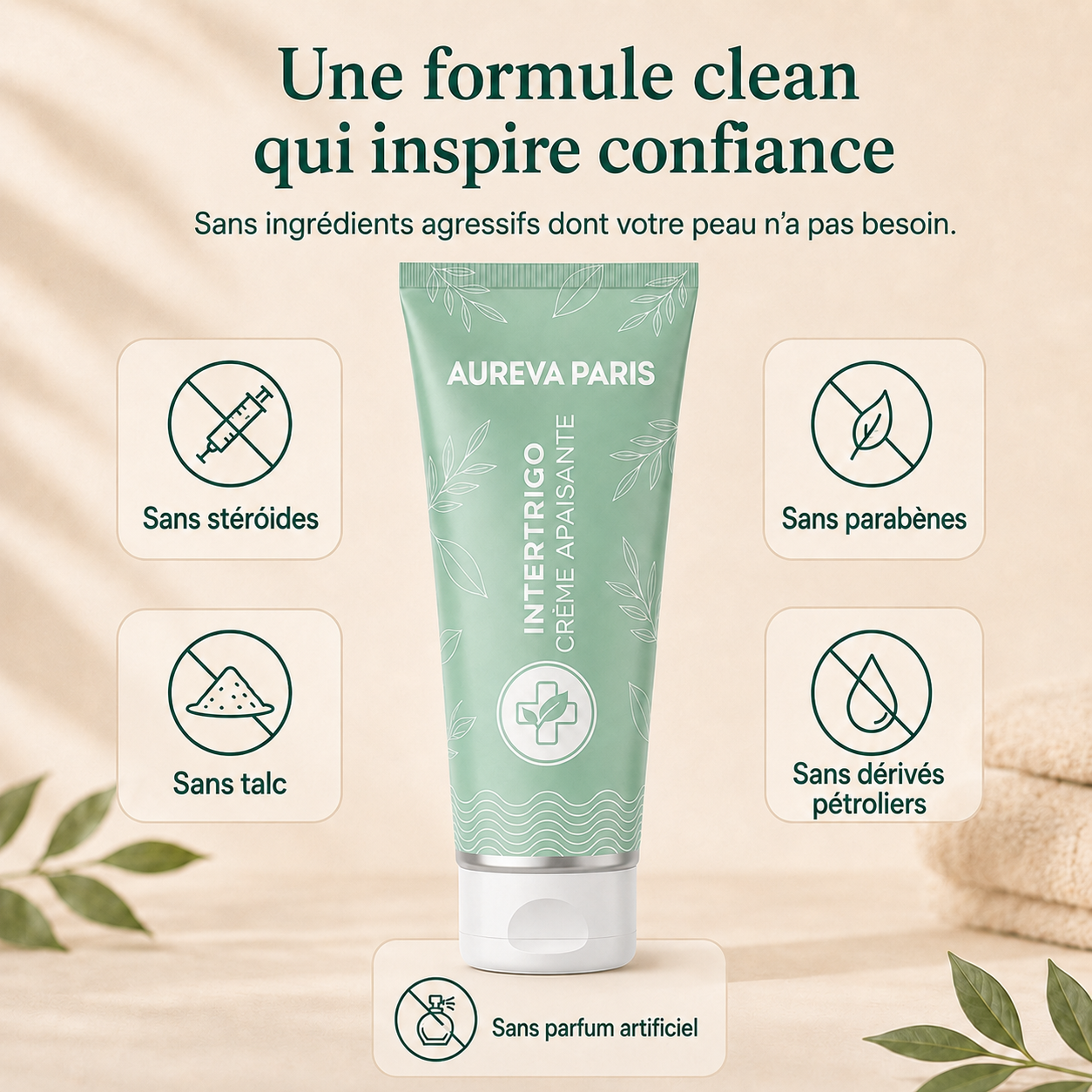 Crème Intertrigo Aureva Paris