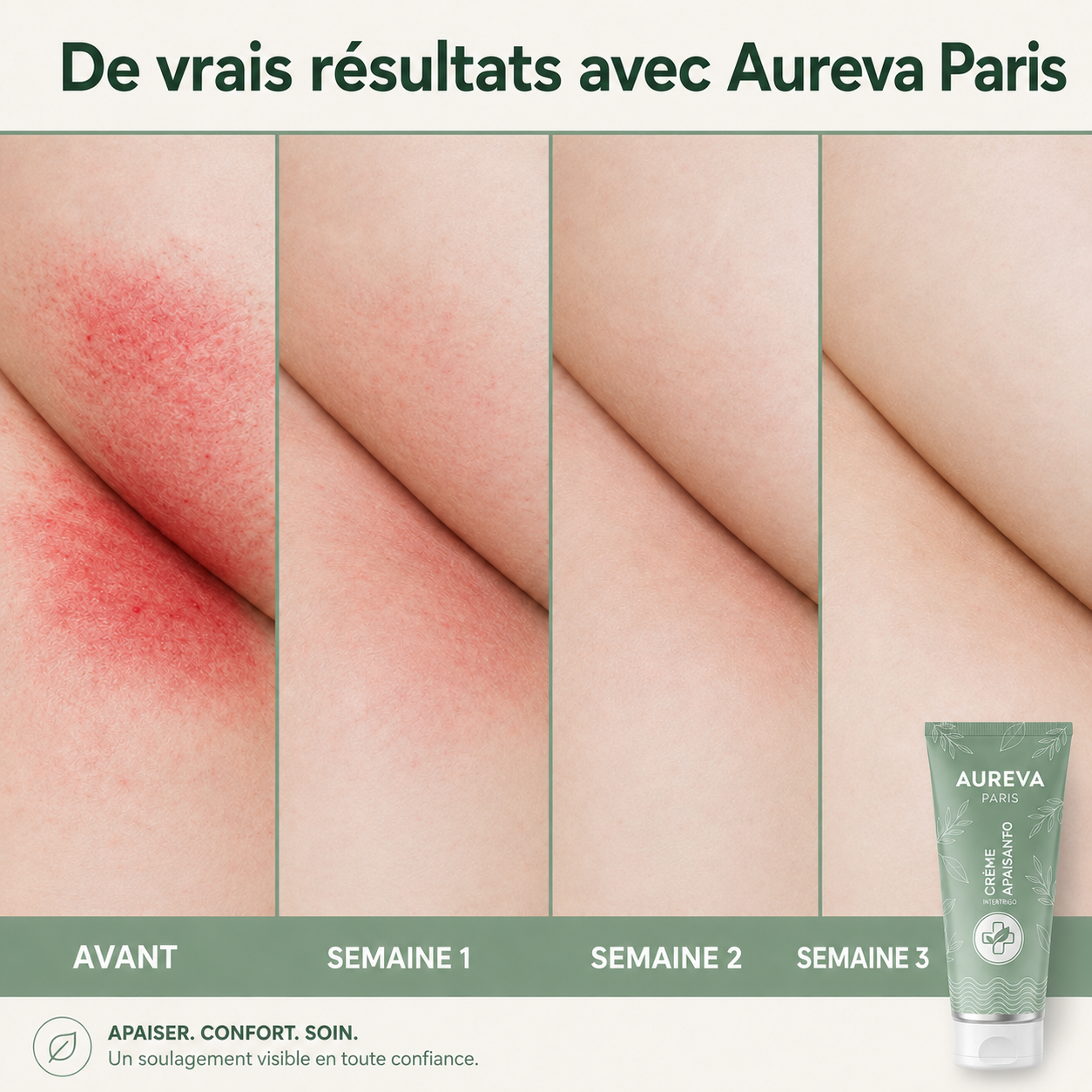 Crème Intertrigo Aureva Paris